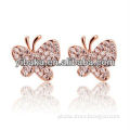 Women fashion earring designs new model butterfly stud earring,earring stand
